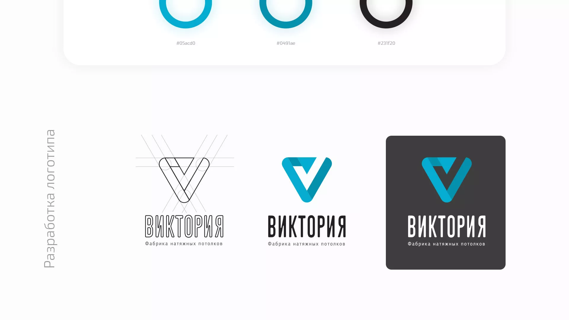 Разработка фирменного стиля компании по продаже и установке натяжных потолков в Суоярви