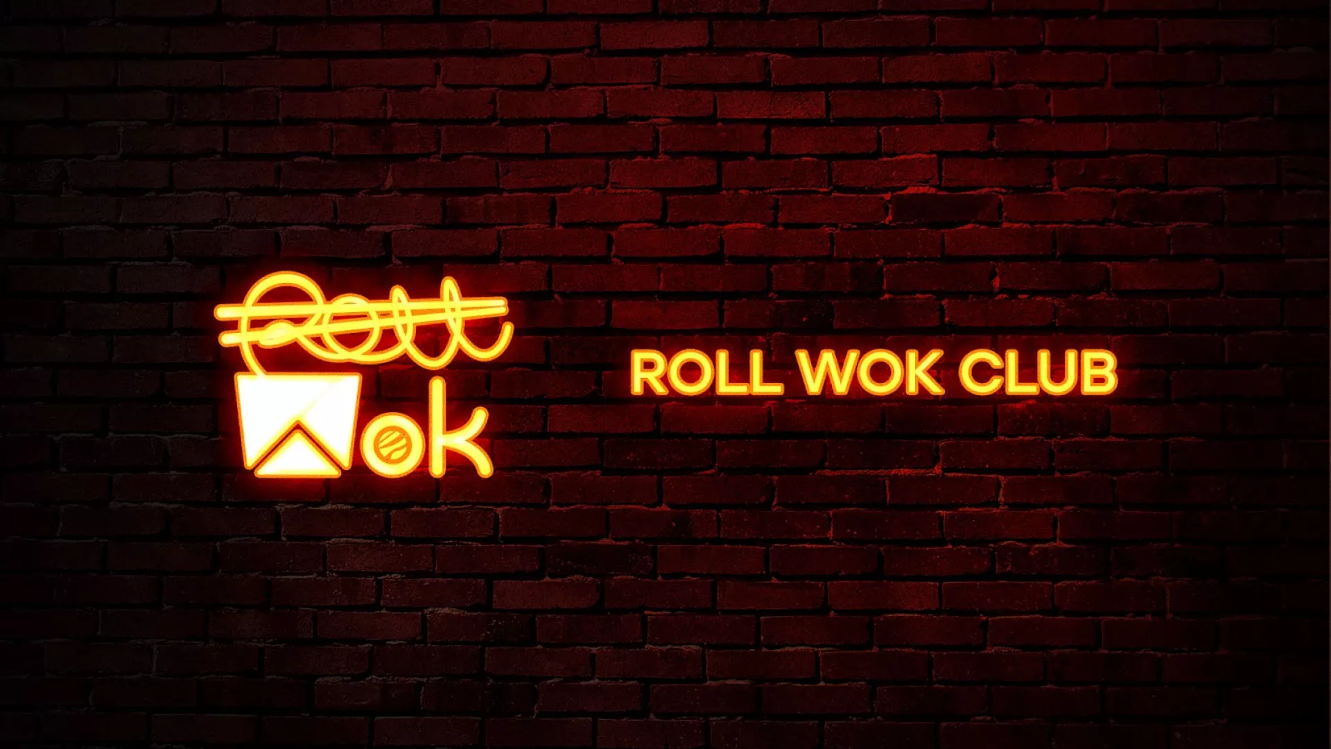 Разработка интерьерной вывески суши-бара «Roll Wok Club» в Суоярви