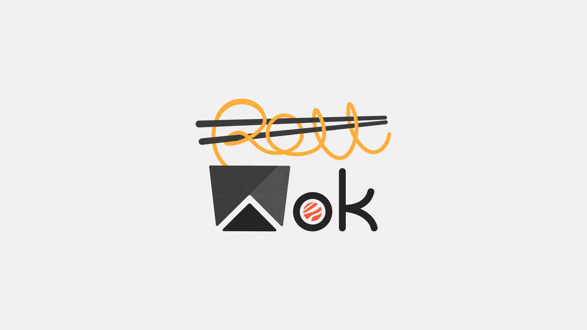Разработка логотипа в Суоярви для суши-бара «Roll Wok Club» Разработка логотипа в Суоярви для суши-бара «Roll Wok Club»